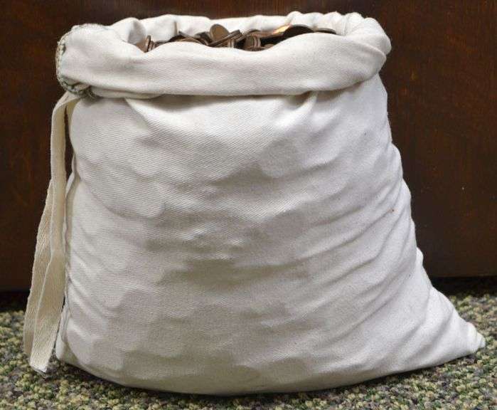Bag Of 5,000 Wheat Cents From Estate