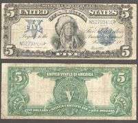 $5 1899 SC Iconic "Chief" Fr. 281 Very Fine
