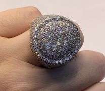 MESMERIZING 14K YELLOW GOLD MEN’S DIAMOND RING