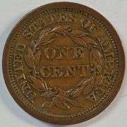 Choice Uncirculated 1856 Braided Hair Large Cent. Real nice