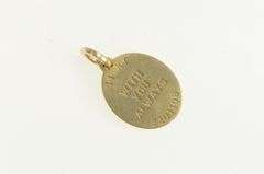 14K Yellow Gold With You Always Fingerprint Memory Charm/Pendant