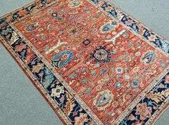 Handmade Khotan 6.3x9.3
