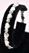 Heart Bracelet In Sterling Silver
