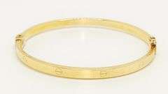 14KT YELLOW GOLD BANGLE BRACELET