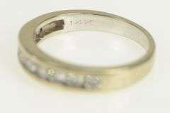 14K White Gold 1.00 Ctw Diamond Classic Wedding Band Ring