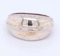 Vintage 925 Sterling Silver Dome Ring