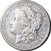 1901 S Morgan Silver Dollars From a Near Complete Set of Morgans