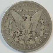 Rare key date 1879-CC Morgan Silver Dollar. Nice circ