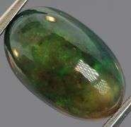 Exciting! 2.15ct floral fairy fire flashing Black Opal