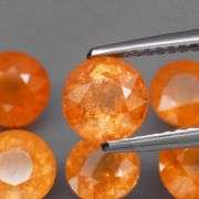 Fabulous 7.46ct Fanta orange Garnet set