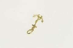 14K Yellow Gold 3D Anchor Nautical Hope Faith Symbol Charm/Pendant