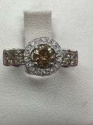 CERTIFIED 14K WHITE GOLD AND DIAMOND RING