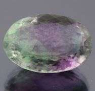 Huge 50.98ct blended color violet green Fluorite