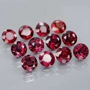 Premium solitaire cut 7.92ct VS Rhodolite Garnet set