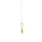 14K Yellow Gold 3D Ice Skate Figure Skating Winter Sport Charm/Pendant