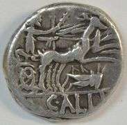 Great Roman Republic Silver Denarius of C Allius Bala, 92 BC