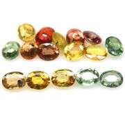 Heated only! 7.40ct fancy color Sapphire set