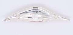 Sterling Silver RLm Studio Leaf Pin Brooch