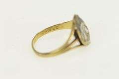 10K Yellow Gold Art Deco Daughters of America Enamel Catholic Ring