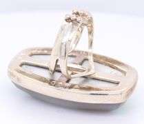 Vintage 925 Sterling Silver Druzy Ring