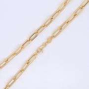 Fabulous 18kt Yellow Gold Paperclip Chain Necklace