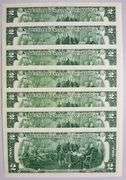 (7) Superb Crisp 2013 $2 Star Replacement Notes San Francisco-Consecutive!