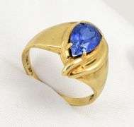 Lovely Pear Shaped Sapphire Ring