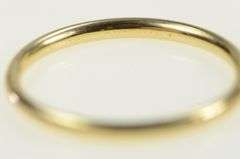 14K Yellow Gold 2.0mm Simple Plain Classic Wedding Band Ring