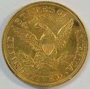 Fully struck Choice BU 1904 US $5 Liberty Gold Piece