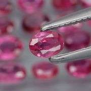 Heated only! 3.58ct natural violet red Ruby set