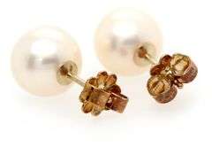 Tiffany & Co. 9.50MM Cultured Pearl Stud Earrings in Sterling