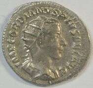 Lovely Near Mint Gordian III Roman Silver Piece, 238-244 AD