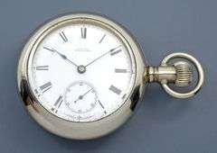 Exceptional 1885 Waltham Pocket Watch in Nickel