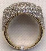 MESMERIZING 14K YELLOW GOLD MEN’S DIAMOND RING
