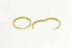 18K Yellow Gold Roberto Coin Symphony Pois Moi Hoop Earrings