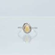 Beautiful 1.35 Ct Natural Color Play Opal Ring