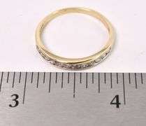 Simply Beautiful Diamond Band Ring In Yellow Gold