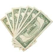 7 1953 Red Seal $5 US Notes Including a Star