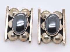 Vintage Mexico Sterling Silver Earrings