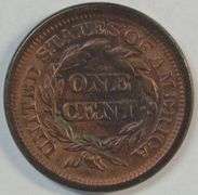 Choice Red & Brown Uncirculated 1851 Braided Hair Large Cent