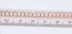 Charming Rose Gold approximate 0.20ctw Diamond Bracelet