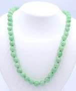 Green Jade Beaded Necklace