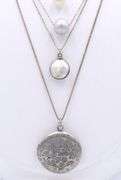 Group Lot of 6 Vintage 925 Sterling Silver Necklaces