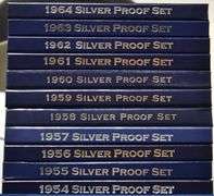 1954-1964 Silver Proof Set Lot