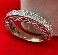 CERTIFIED BRAND NEW 14K WHITE GOLD AND DIAMOND RING
