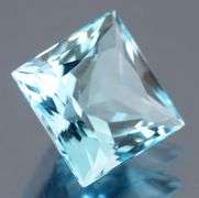 Beautiful super clean 4.44ct princess cut Topaz