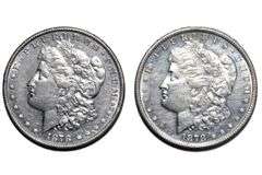 1878  And 1878 S Morgan Dollar From A Near Full Set of Morgans