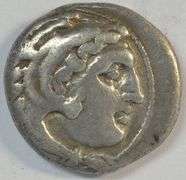 Kingdom of Macedon Alexander the Great Silver Drachm, 319 to 310 BC