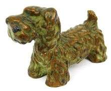 1930's Bronze McClellan Barclay Miniature Scottie Dog