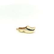 14K Yellow Gold Dutch Clog Netherlands Traditional Shoe Charm/Pendant